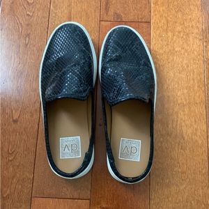 Dolce Vita Snakeskin slip on sneaker/mule